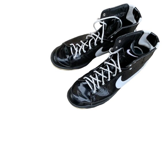 VINTAGE 2005 Nike Zoom Blazer Patent Black Size 9.5 - Picture 2 of 8